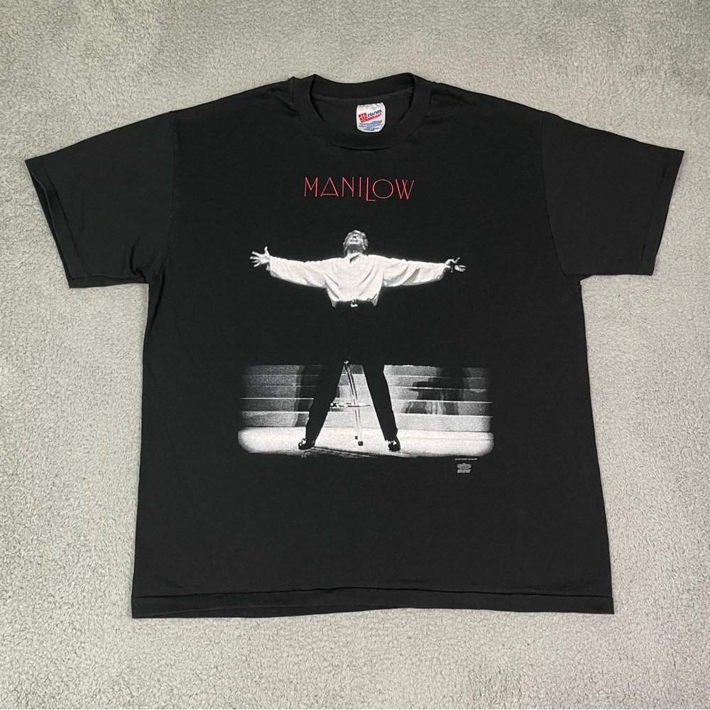 Vintage 90s Barry Manilow concert T-shirt - Picture 2 of 5